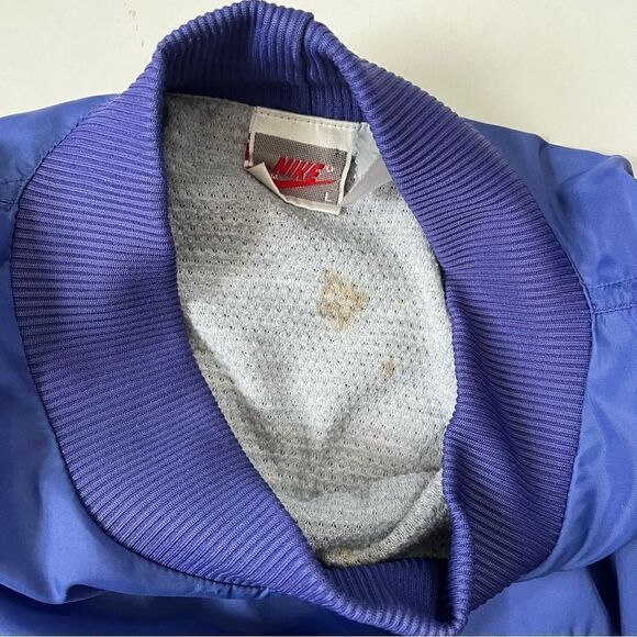 NIKE Vintage 90s Gray Tag Swoosh Women's Windbreaker Large - Picture 10 of 11